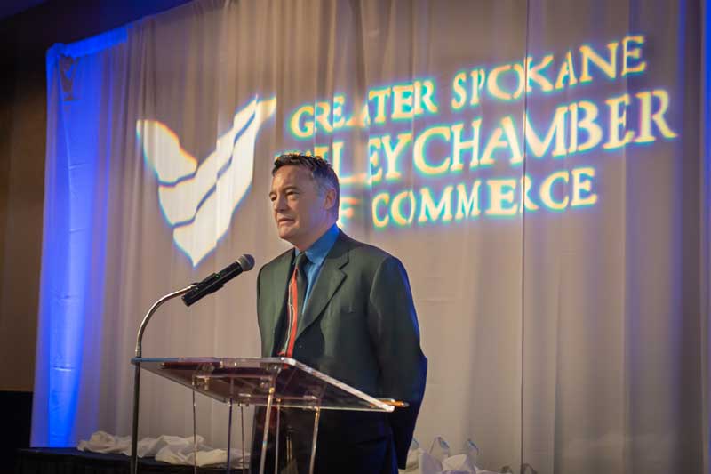 Wayne Frost receiving Lifetime Achievement Award